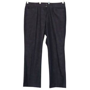 Christopher Banks Womens High Rise Wide Leg Jean Size 18 Blue Dark Wash Classy